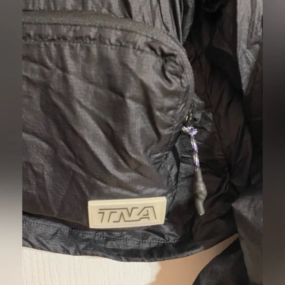 Aritzia Tna Eagle Rock Jacket Pockets Zippers Black Cargo Utility Size Small - Picture 11 of 14